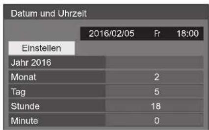 PANASONIC TH-55LF80-SST - ■ Datum und Uhrzeit festlegen - 3