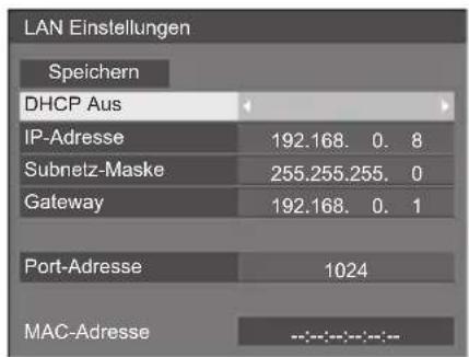 PANASONIC TH-55LF80-SST - ■ [LAN Einstellungen] - 1