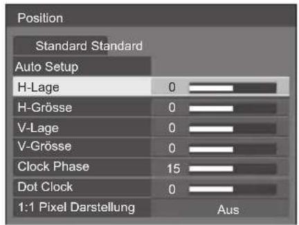 PANASONIC TH-55LF80-SST - Position anpassen - 1