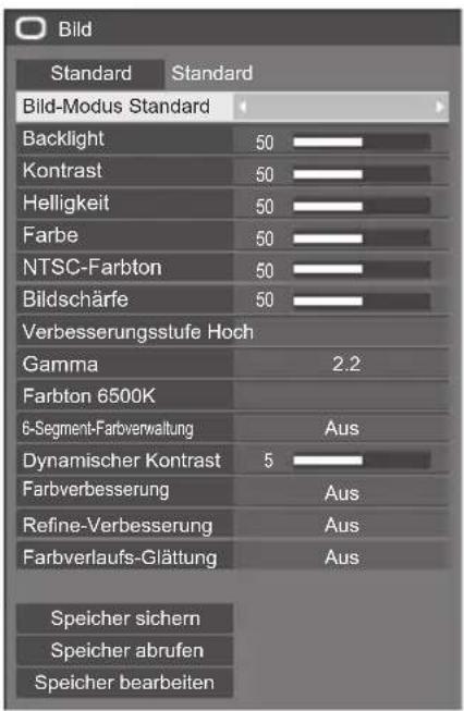PANASONIC TH-55LF80-SST - [Bild]-Menü - 1