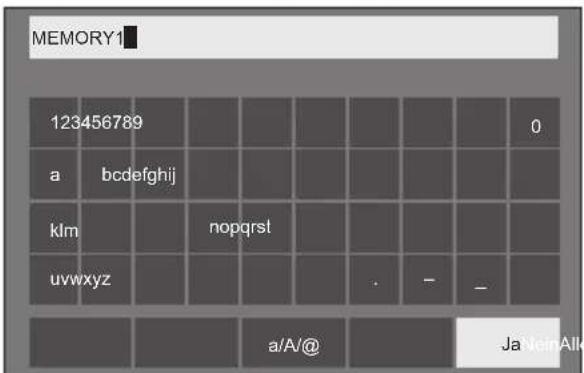 MEMORY1 123456789 a bcdefghij klm nopqrst uvwxyz . a/A/@ Ja jeinAIk