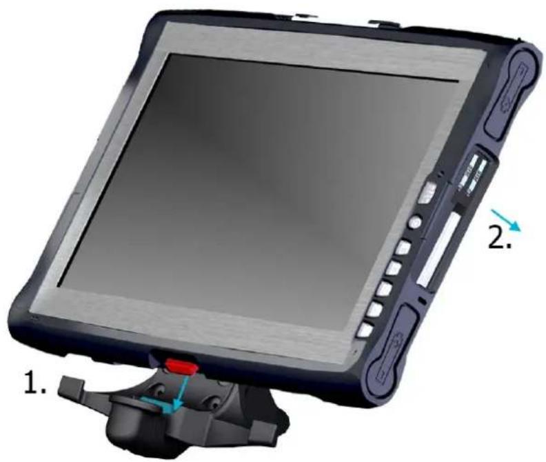 ADS-TEC ITC8113 - MOUNTING THE DEVICE TO THE DOCKING STATION - 1
