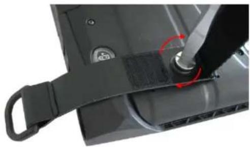ADS-TEC ITC8113 - MOUNTING THE 3-POINT STRAP TO THE DEVICE - 3
