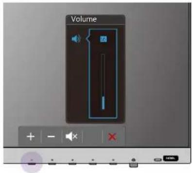 BENQ EW2480 - Schnelle Anpassung der Lautstärke - 1