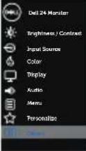 DELL S Series S2419HN - Preset Modes When you select preset modes, you can choose Standard, ComfortView, Movie, Game, Warm, Cool or Custom Color from the list. - 10