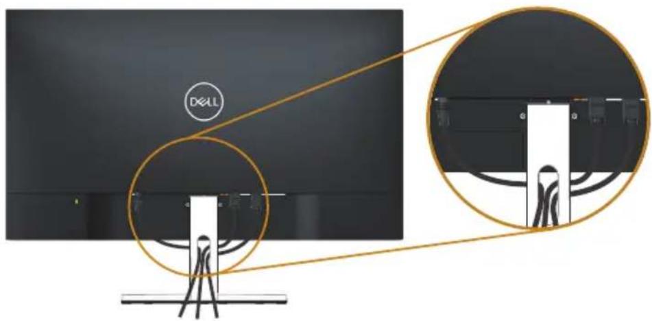 DELL S Series S2419HN - Organizing cables - 1