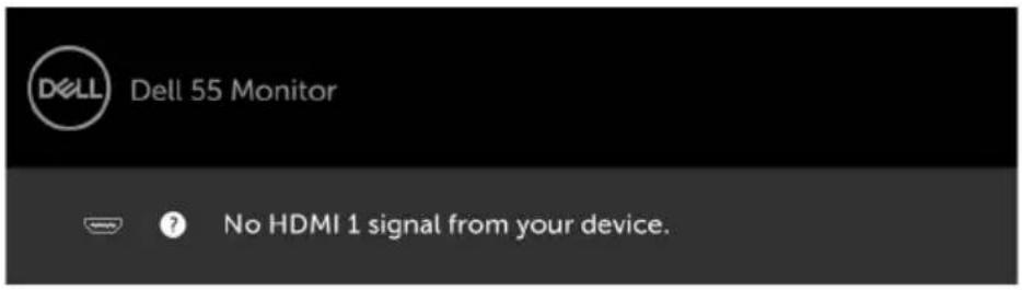 DELL C5518QT - OSD Warning Messages - 4