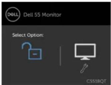 DELL C5518QT - Touch and hold ✗ for 5 seconds. you can see following select option: - 8