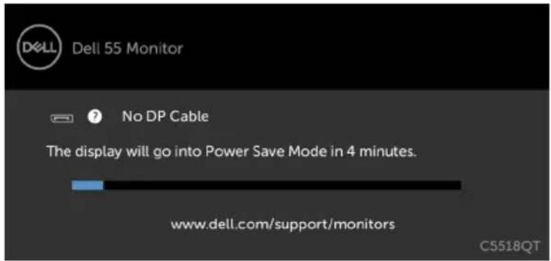 DELL C5518QT - OSD Warning Messages - 9