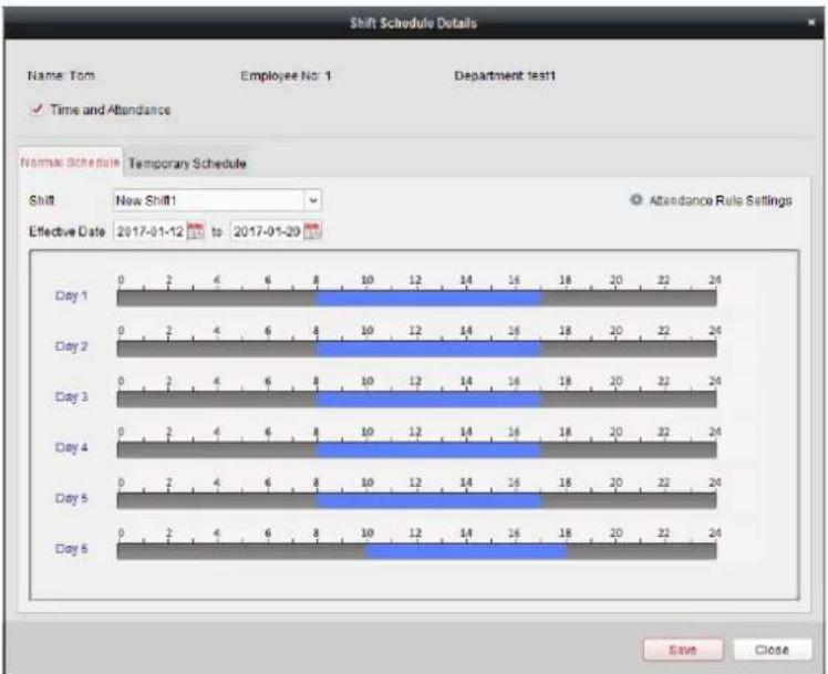 Hikvision DS-K1T605M - Steps: - 1