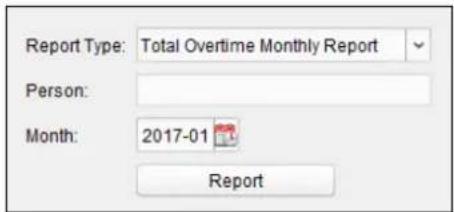 Report Type: Total Overtime Monthly Report Person: Month: 2017-01 Report