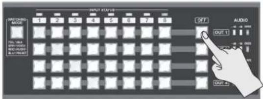 ROLAND XS-84H - Applying a Fade to Output Video - 1