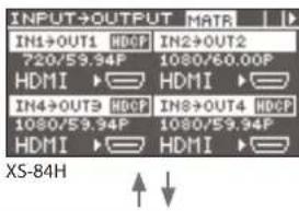 ROLAND XS-84H - Changing the View on the Display - 2