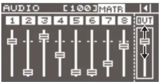 ROLAND XS-84H - Using Audio Faders to Adjust the Volume Level - 1