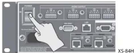 ROLAND XS-84H - Turning the Power On - 1