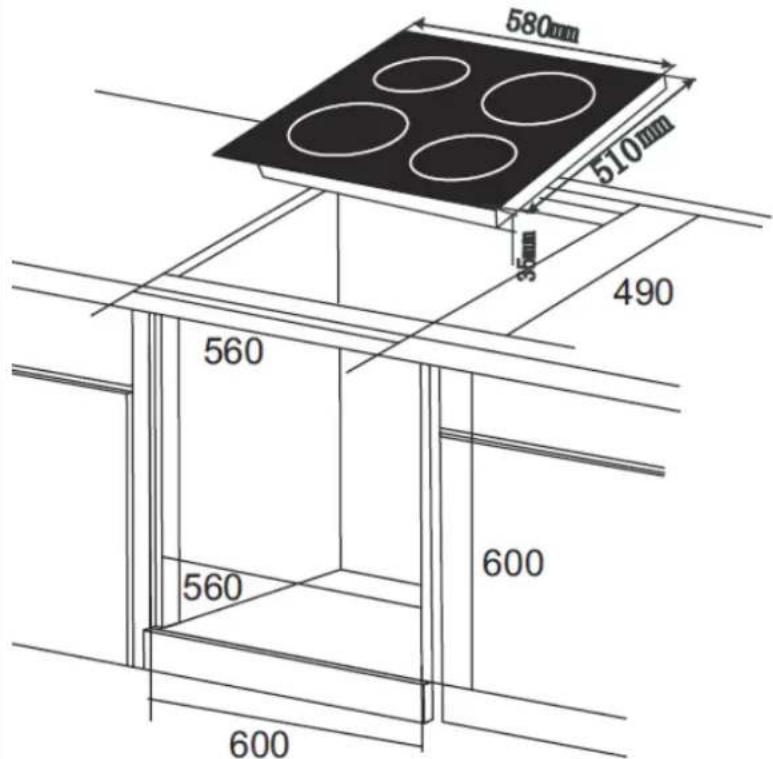 Exquisit EHE 155-2 UBZ - Einbauschritte Backofen - 1