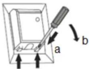 a b