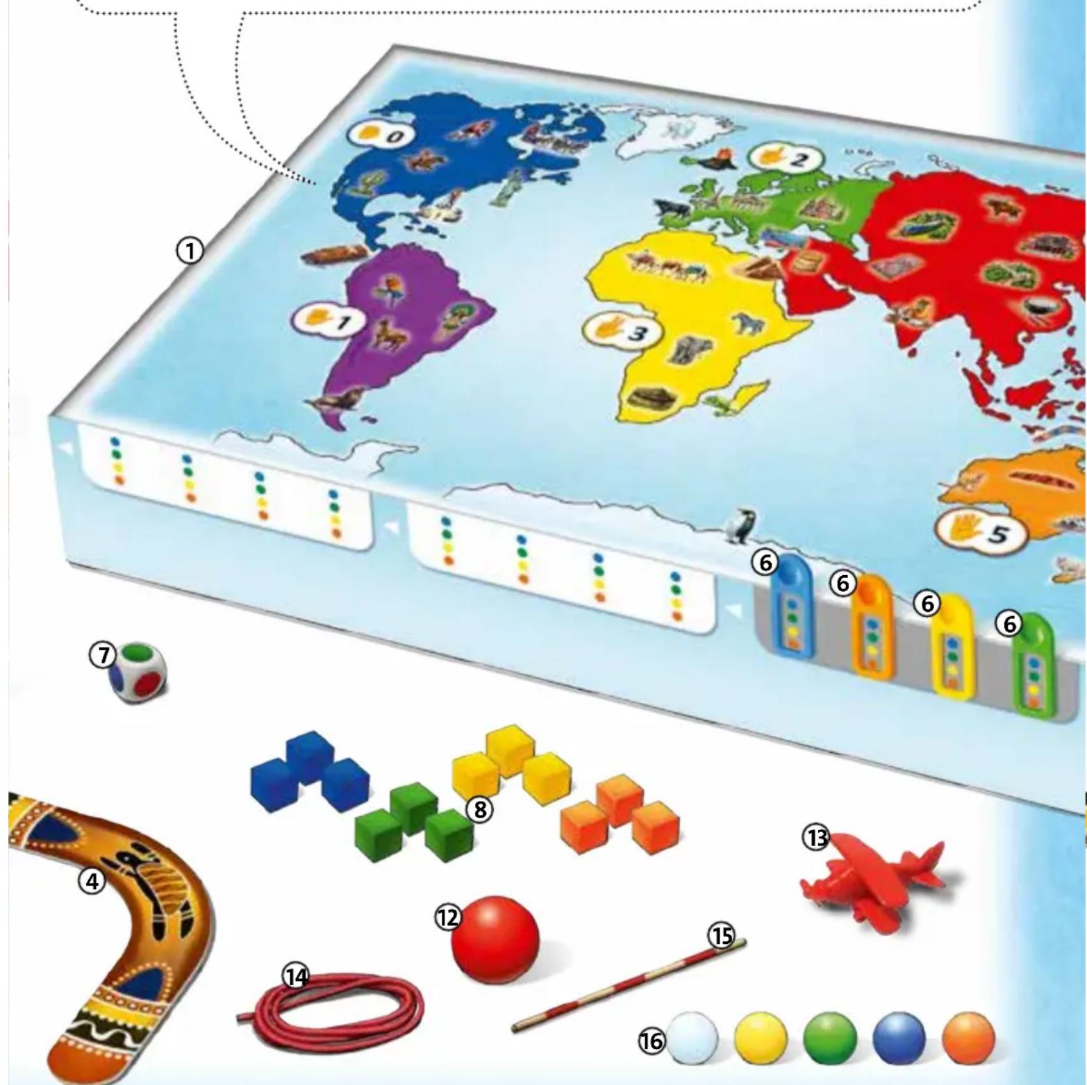 RAVENSBURGER Kinderspiele aus aller Welt - Inhalte: - 2