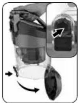 Arzum Grande Turbo AR4047 - Removing and Emptying the Dust Reservoir - 3