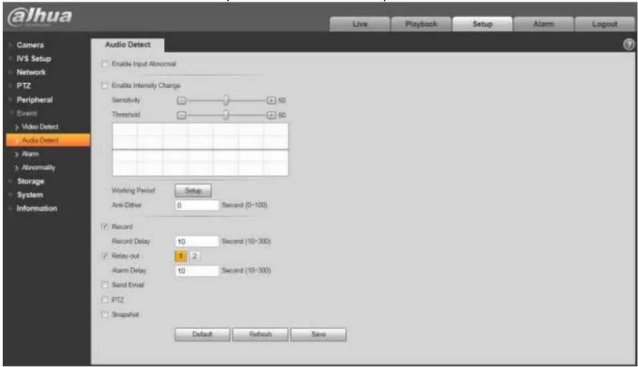 Dahua Technology Ultra IPC-HDBW8232E-Z-SL - Audio Detect - 1
