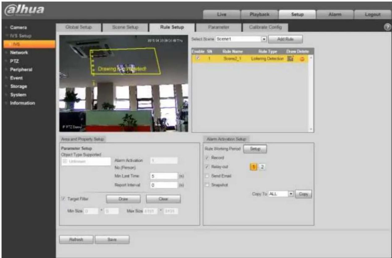 Dahua Technology Ultra IPC-HDBW8232E-Z-SL - Loitering Detection - 1