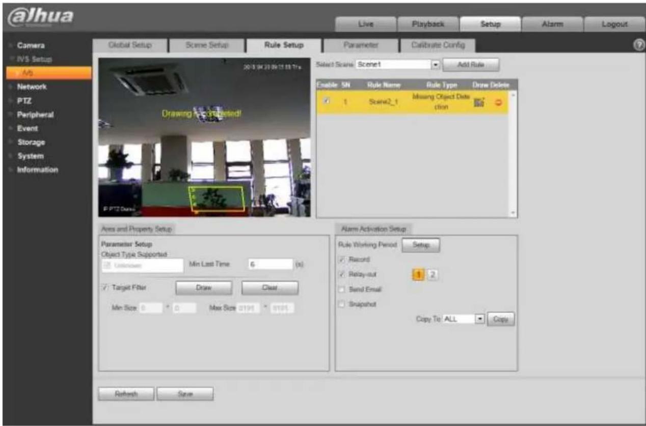 Dahua Technology Ultra IPC-HDBW8232E-Z-SL - Missing Object Detection - 1