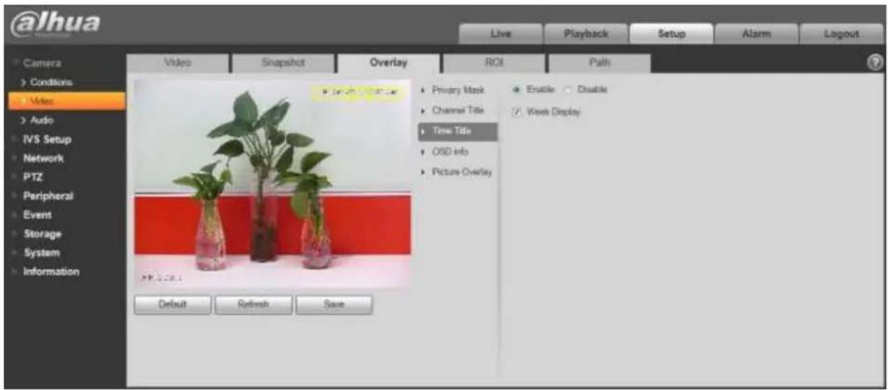 Dahua Technology Ultra IPC-HDBW8232E-Z-SL - Video Overlay - 3