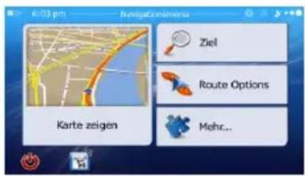ESX VN810 - Startseite: das Navigationsmenü - 1