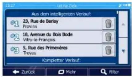ESX VN810 - Suchmenü - 2