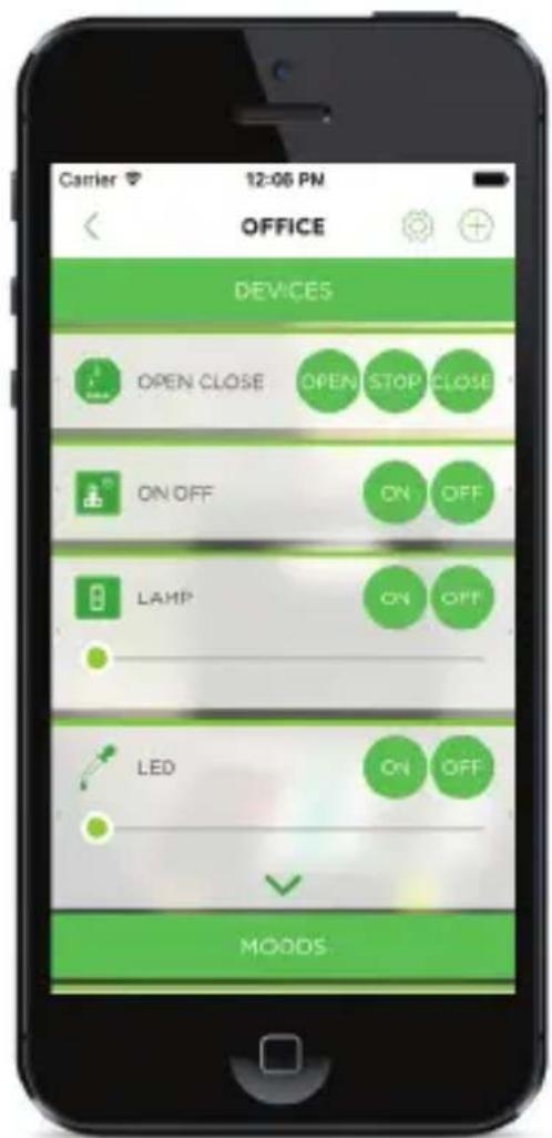 Lightwave Link LW930 - Choosing device type &amp; Moods - 1