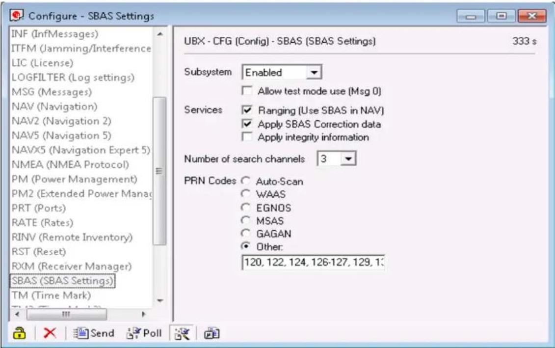 Tragant NL-6002U - EGNOS Konfiguration mit u-center 7.xx - 1
