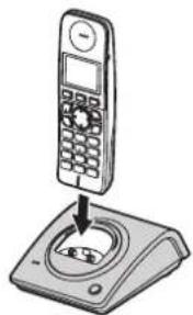 PANASONIC KX-TG8092AR - Laden des/der Akku(s) - 2