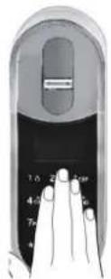 Yale YAZU 06904 - Lautstärke von Fingerabdruck-Lesegerät einstellen - 1