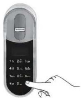 Yale YAZU 06904 - Fingerabdruck-Lesegerät einrichten - 1