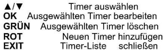 XORO PTL 1450 - Timerprogrammierung (INPUT: DTV) - 2