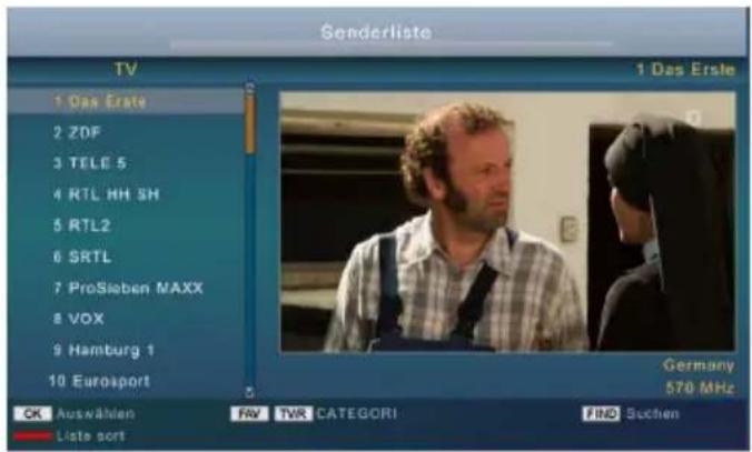 XORO PTL 1450 - Senderliste - 3
