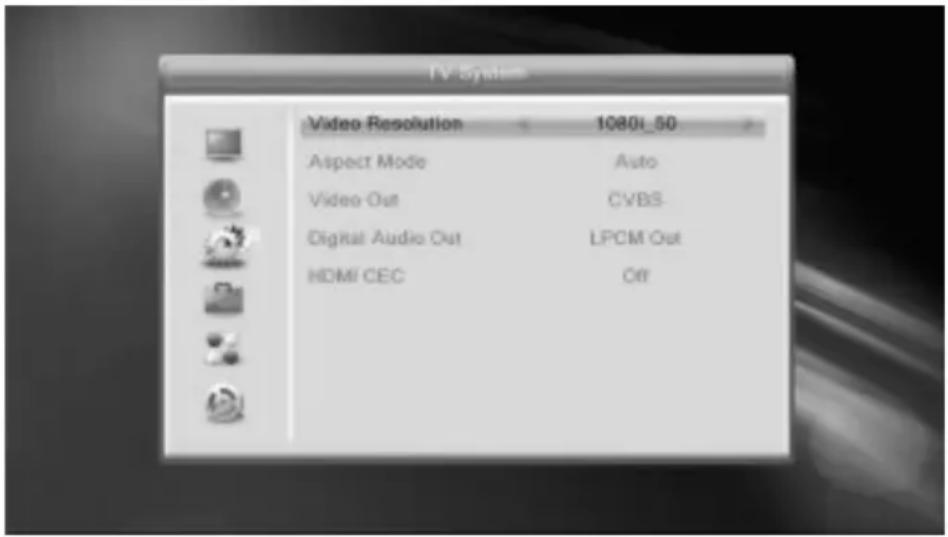 XORO HRS 9192 - Systemeinstellungen - 1