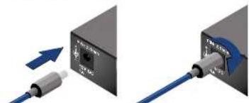 Lightware UMX-TPS-TX140 - Locking 12V DC Connection - 1