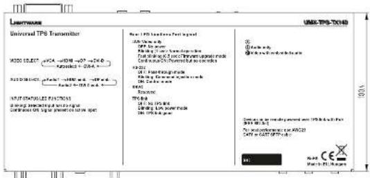 Lightware UMX-TPS-TX140 - UMX-TPS-TX100 series - 4