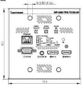 Lightware UMX-TPS-TX140 - WP-UMX-TPS-TX100 series - 1