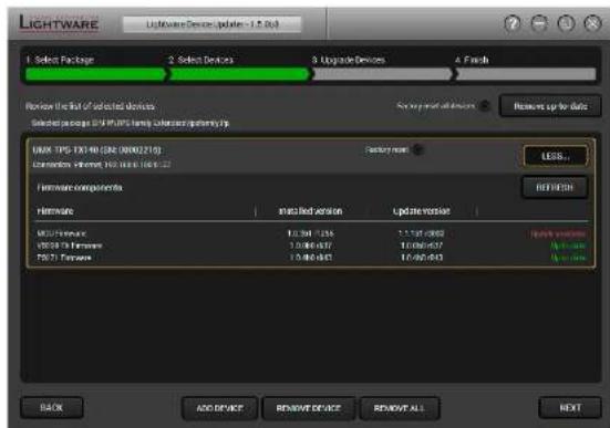 Lightware UMX-TPS-TX140 - Firmware Components - 1