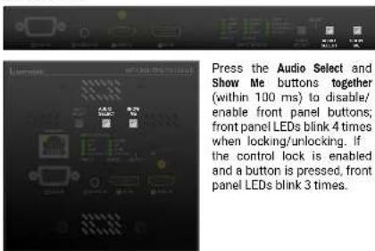 Lightware UMX-TPS-TX140 - Control Lock - 1