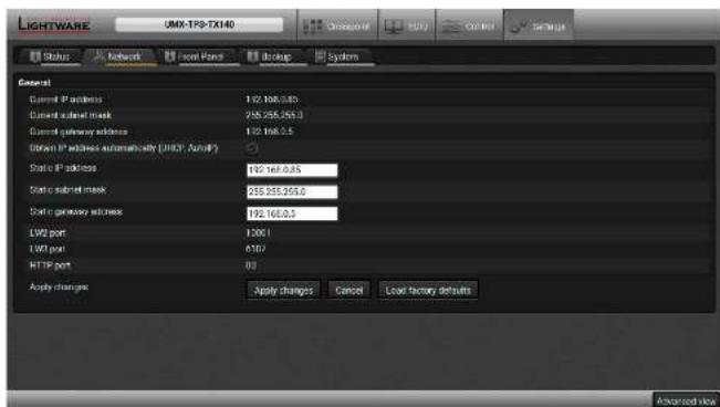 Lightware UMX-TPS-TX140 - Network - 1