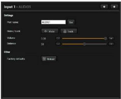 Lightware UMX-TPS-TX140 - Available settings: - 4