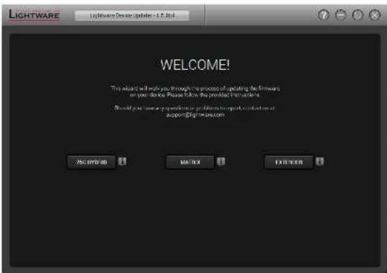 Lightware UMX-TPS-TX140 - Start the LDU and Follow the Instructions - 1