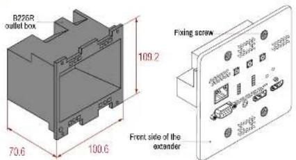 Lightware UMX-TPS-TX140 - Mounting Options - WP-UMX-TPS-TX100 series - 1