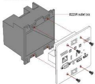Lightware UMX-TPS-TX140 - Mounting Options - WP-UMX-TPS-TX100 series - 2