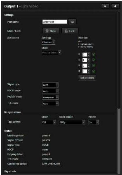 Lightware SW4-TPS-TX240 - Video Outputs (TPS and HDMI) - 1