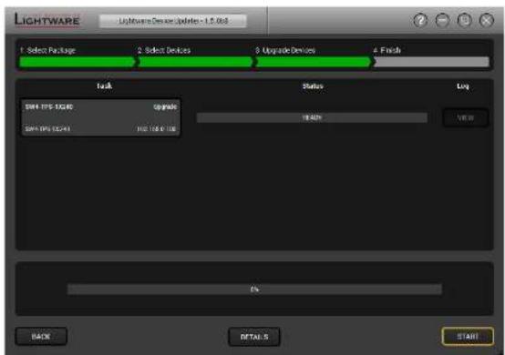 Lightware SW4-TPS-TX240 - Step 3. Upgrade the device. - 1