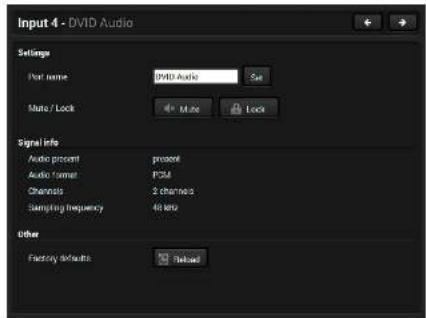 Lightware SW4-TPS-TX240 - Digital Audio Inputs - 1